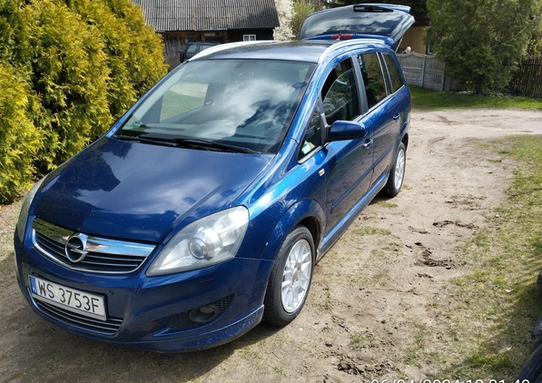 Opel Zafira cena 9500 przebieg: 297000, rok produkcji 2008 z Siedlce małe 781